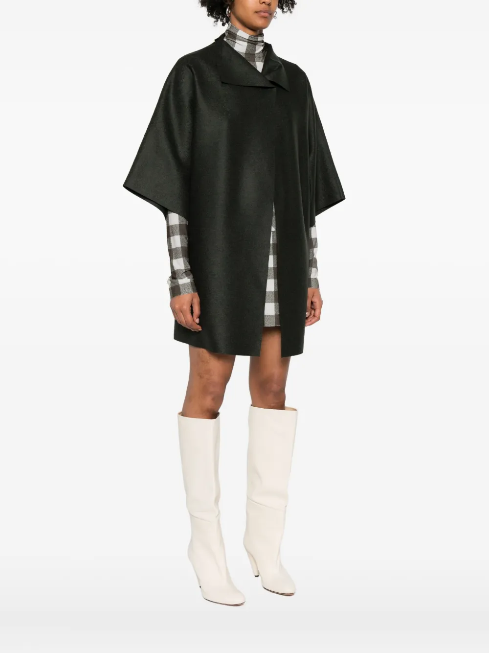 Harris Wharf London Jas met korte mouwen en kraag Groen