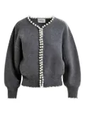 Essentiel Antwerp pearl-embellished cardigan - Grey