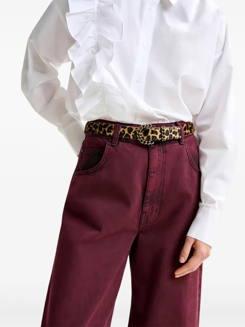 Essentiel Antwerp Balloon-leg Jeans In Brown