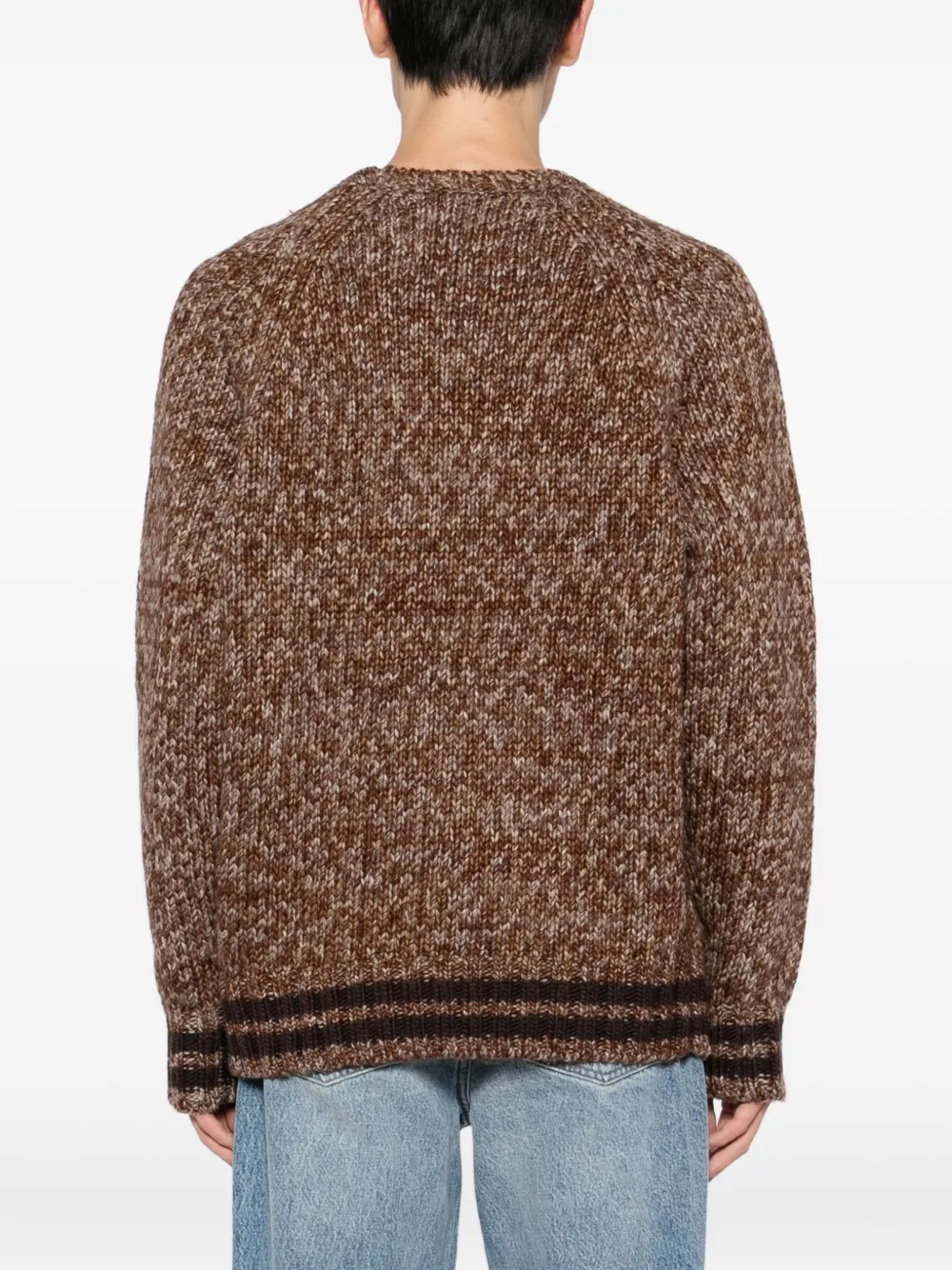 Gant Wool Jumper In Brown