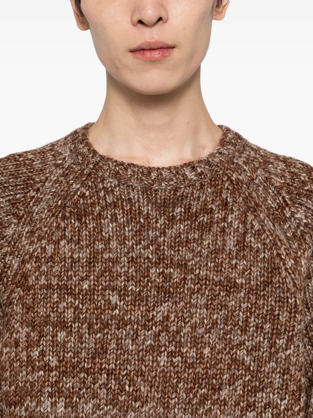 Gant Wool Jumper In Brown