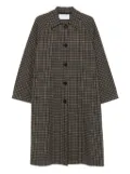 Harris Wharf London checked button coat - Green