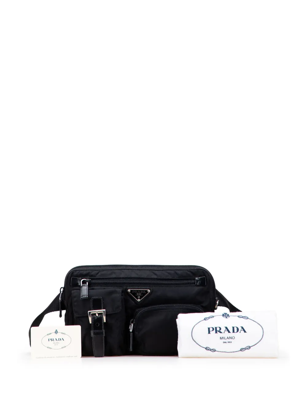 Prada Pre-Owned 2013-2025 Tessuto Multi Pocket belt bag | Pre-Owned | Image 2