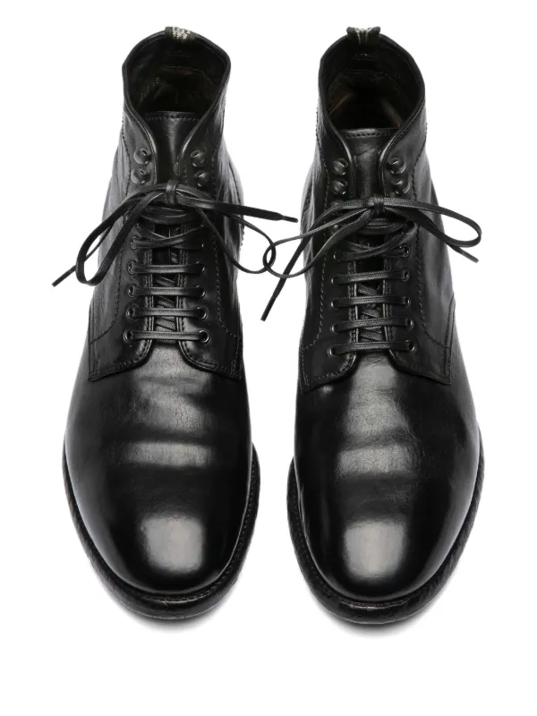 靴 Officine Creative Prince 016 Nero 39 Officine Creative Prince lace-up Leather Boots | Black | FARFETCH