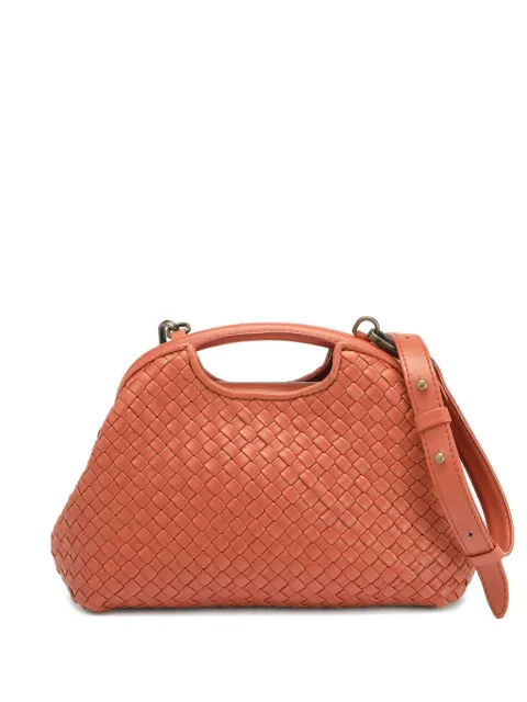 Officine Creative Bolsa em couro trançado