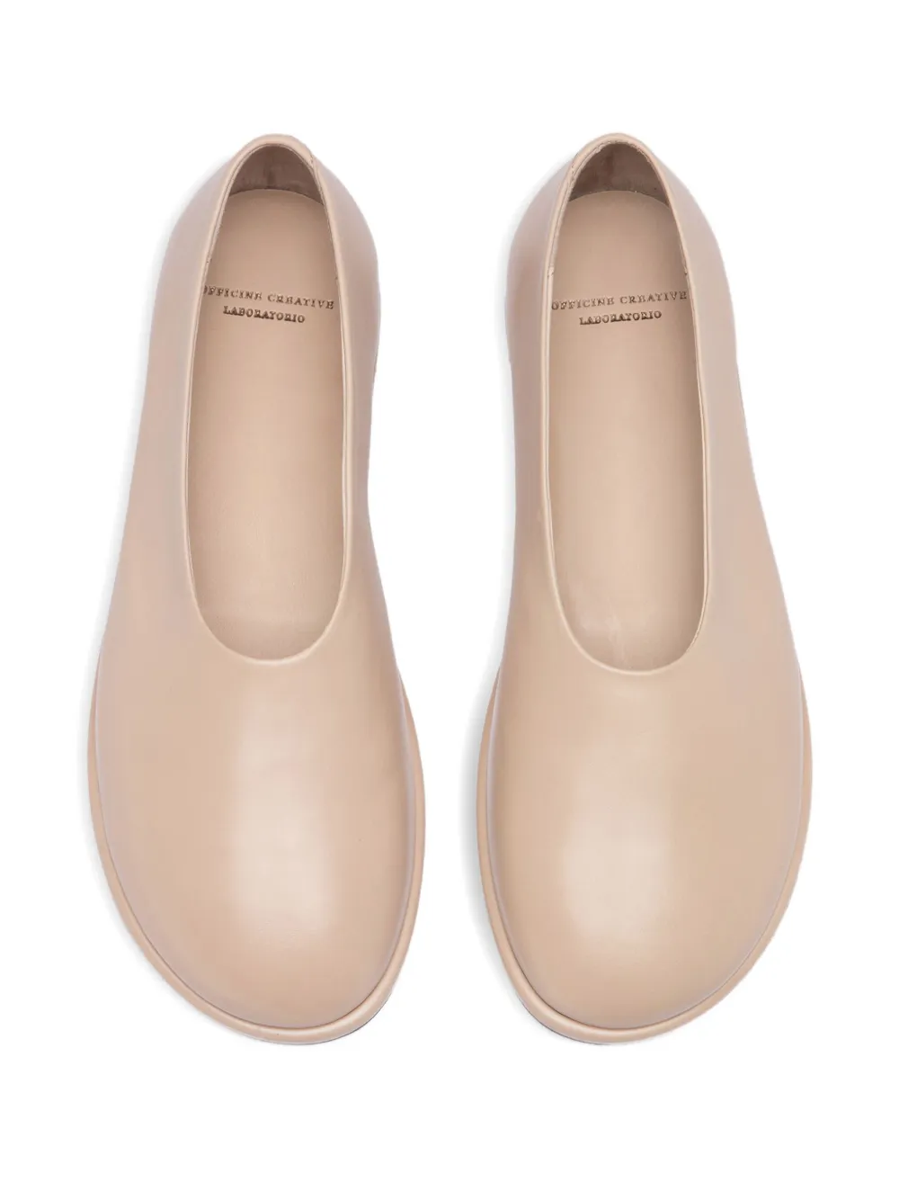 Officine Creative Leren loafers Beige