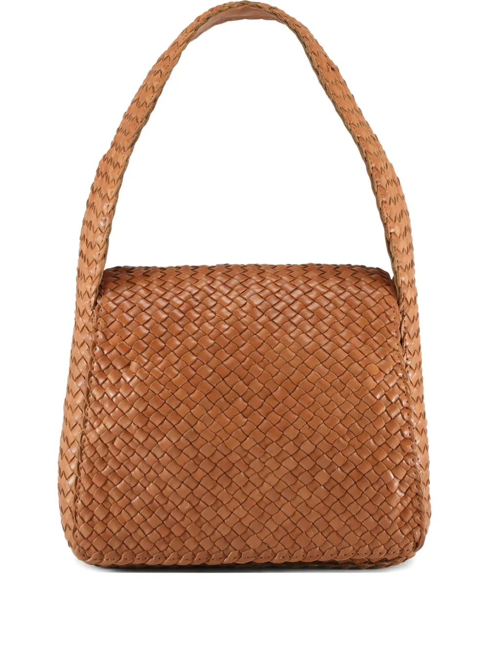 Officine Creative Class woven leather shoulder bag - ブラウン Officine Creative Class woven leather shoulder bag - ブラウン