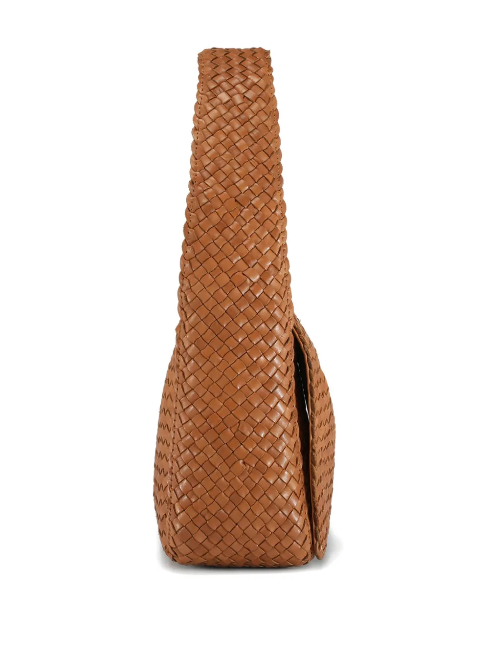 Officine Creative Class Woven Leather Shoulder Bag In Brown