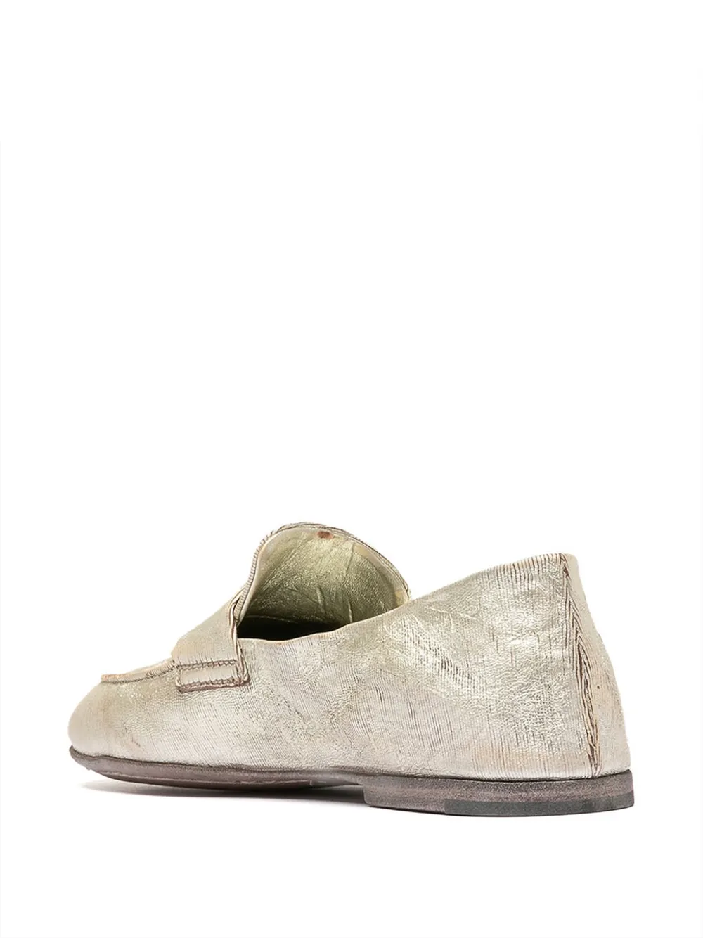Officine Creative Blair loafers met textuur Goud