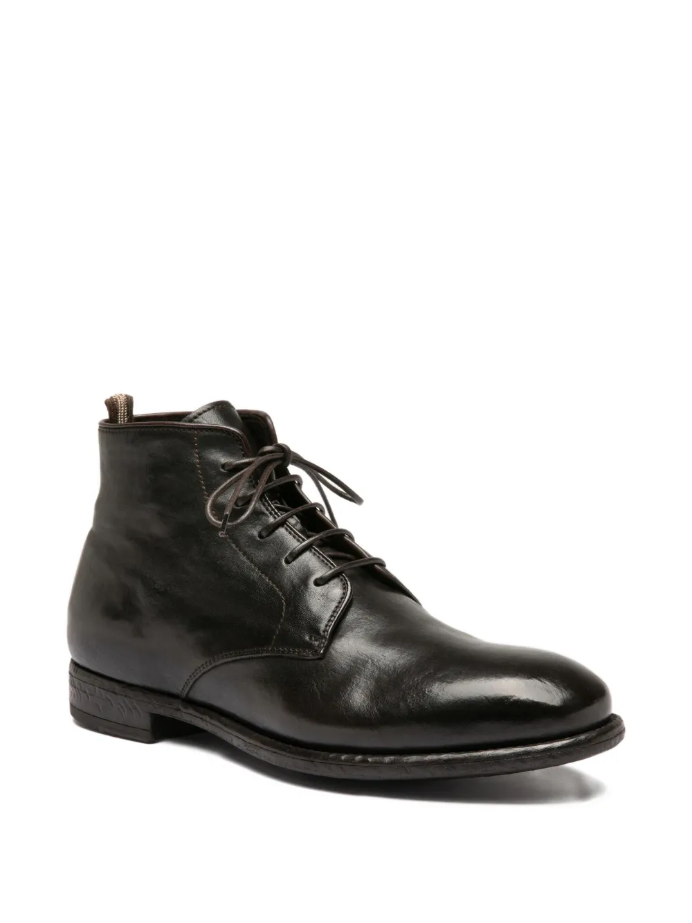 Officine Creative Emory lace-up leather boots Bruin