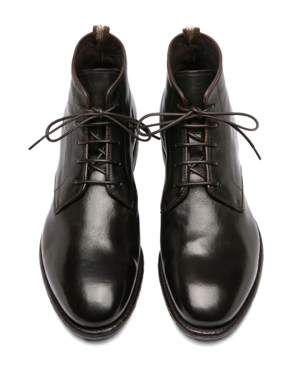 Officine Creative Emory lace-up leather boots Bruin