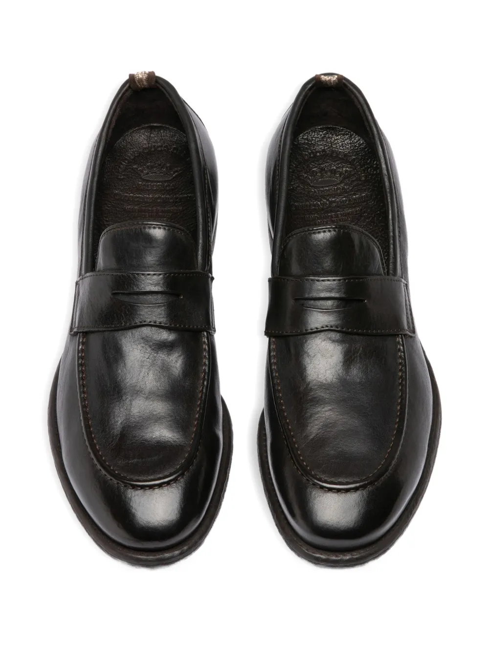 Officine Creative Leren loafers Bruin