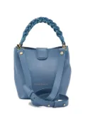 Officine Creative Nolita braided-handle bucket bag - Blue