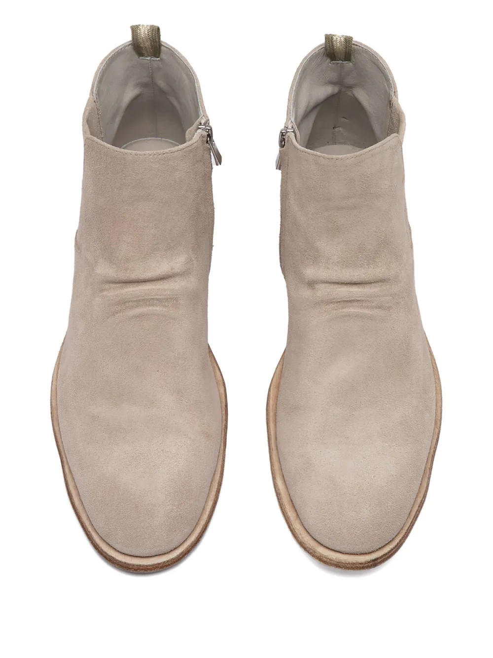 Officine Creative Sound suede Chelsea boots Beige