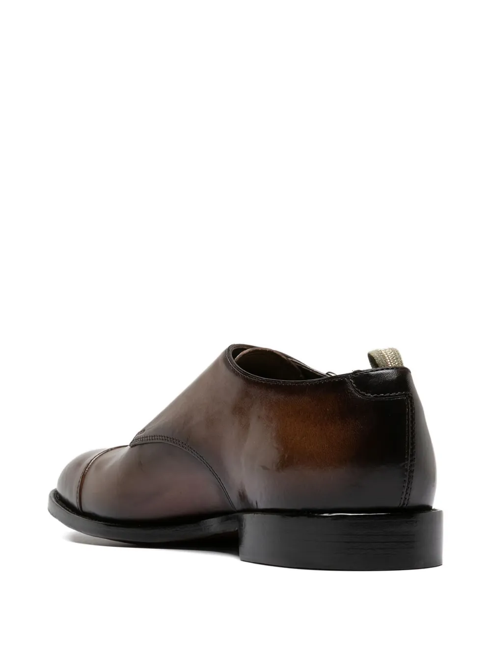 Officine Creative Signature Monk Shoes In Brown