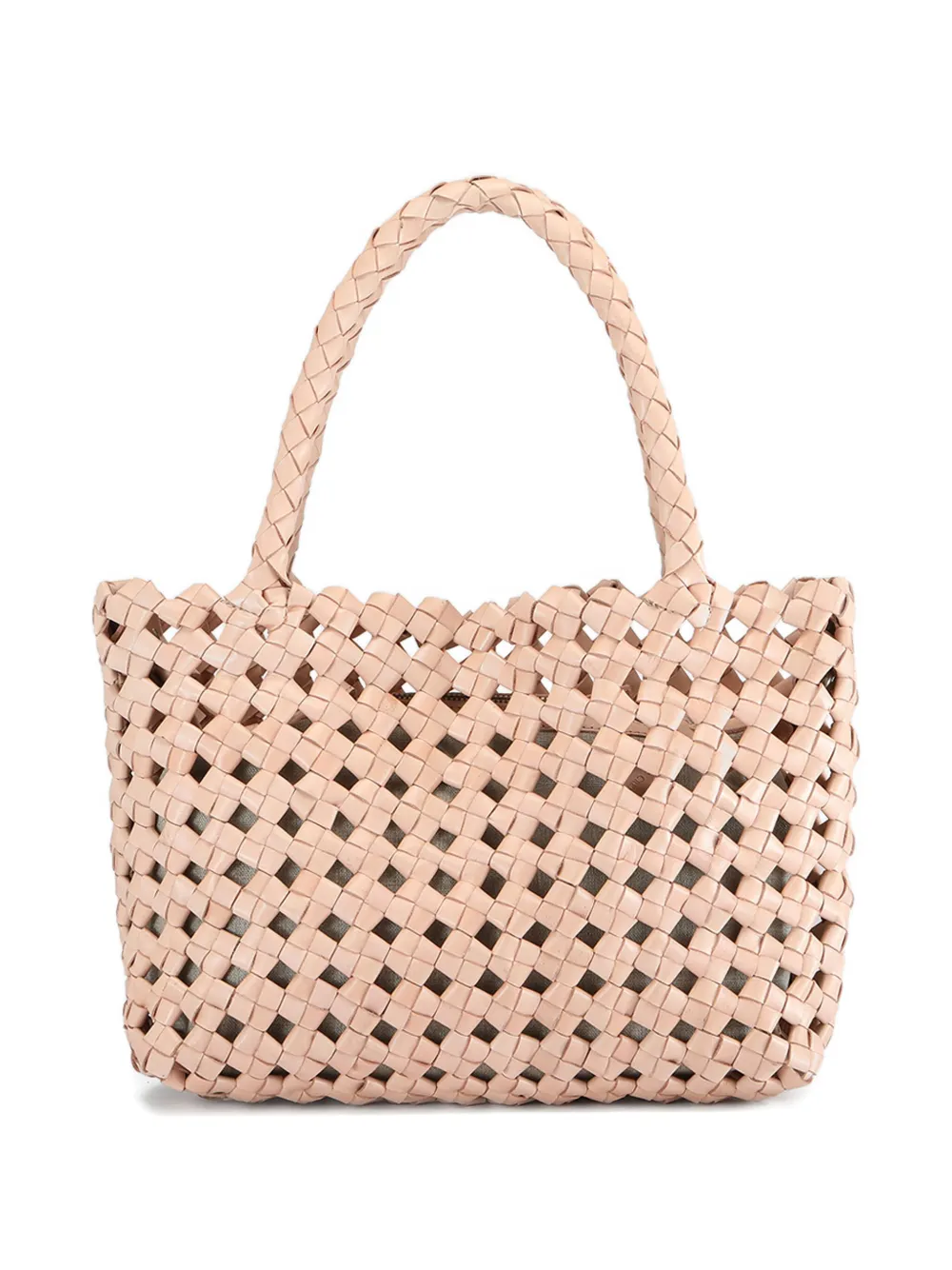 Officine Creative Class woven leather shoulder bag - Roze