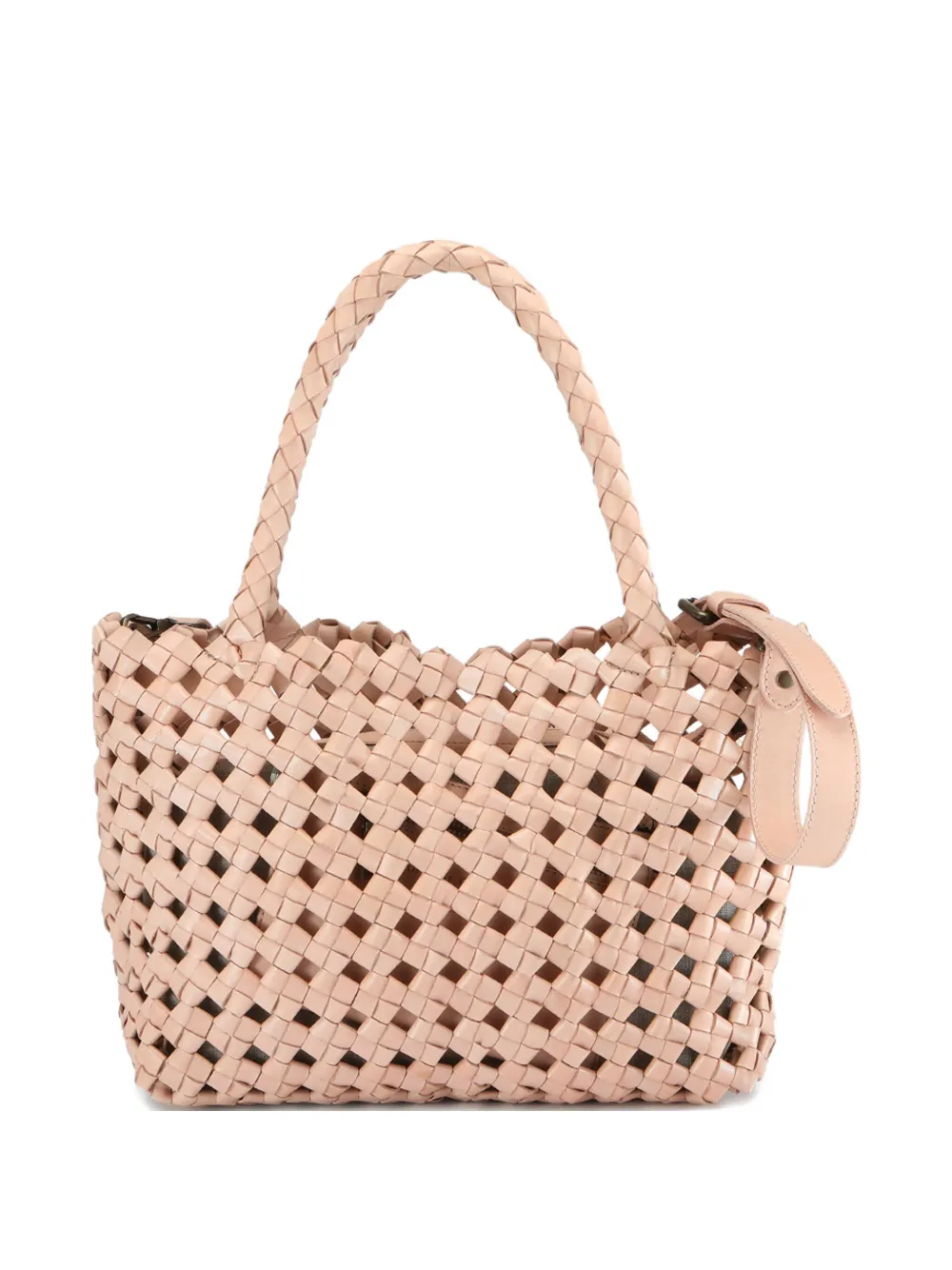 Officine Creative Class Woven Leather Shoulder Bag In Pink