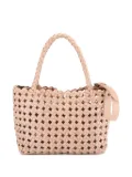Officine Creative Class woven leather shoulder bag - Pink