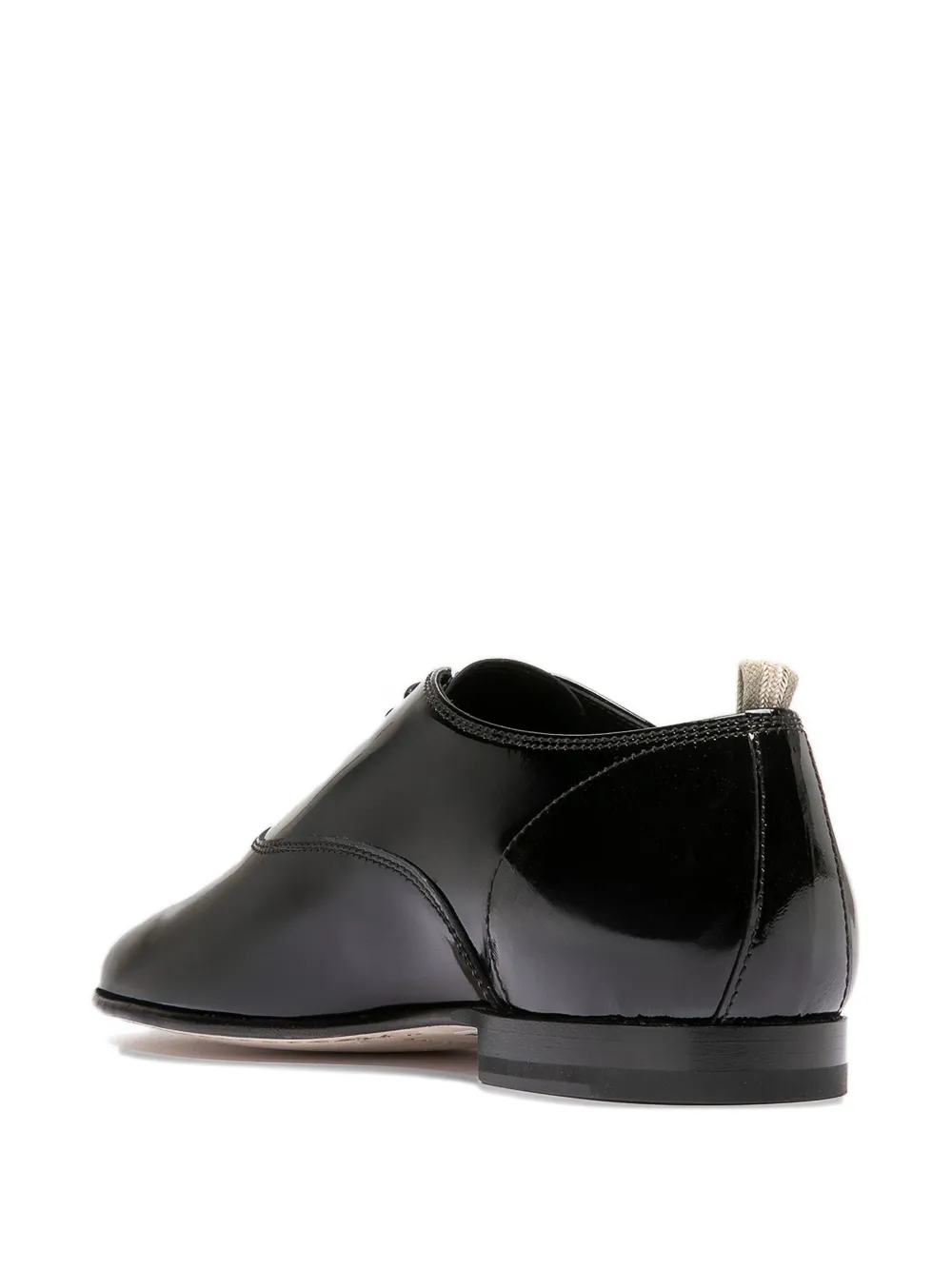 Officine Creative lace-up leather oxford shoes Zwart