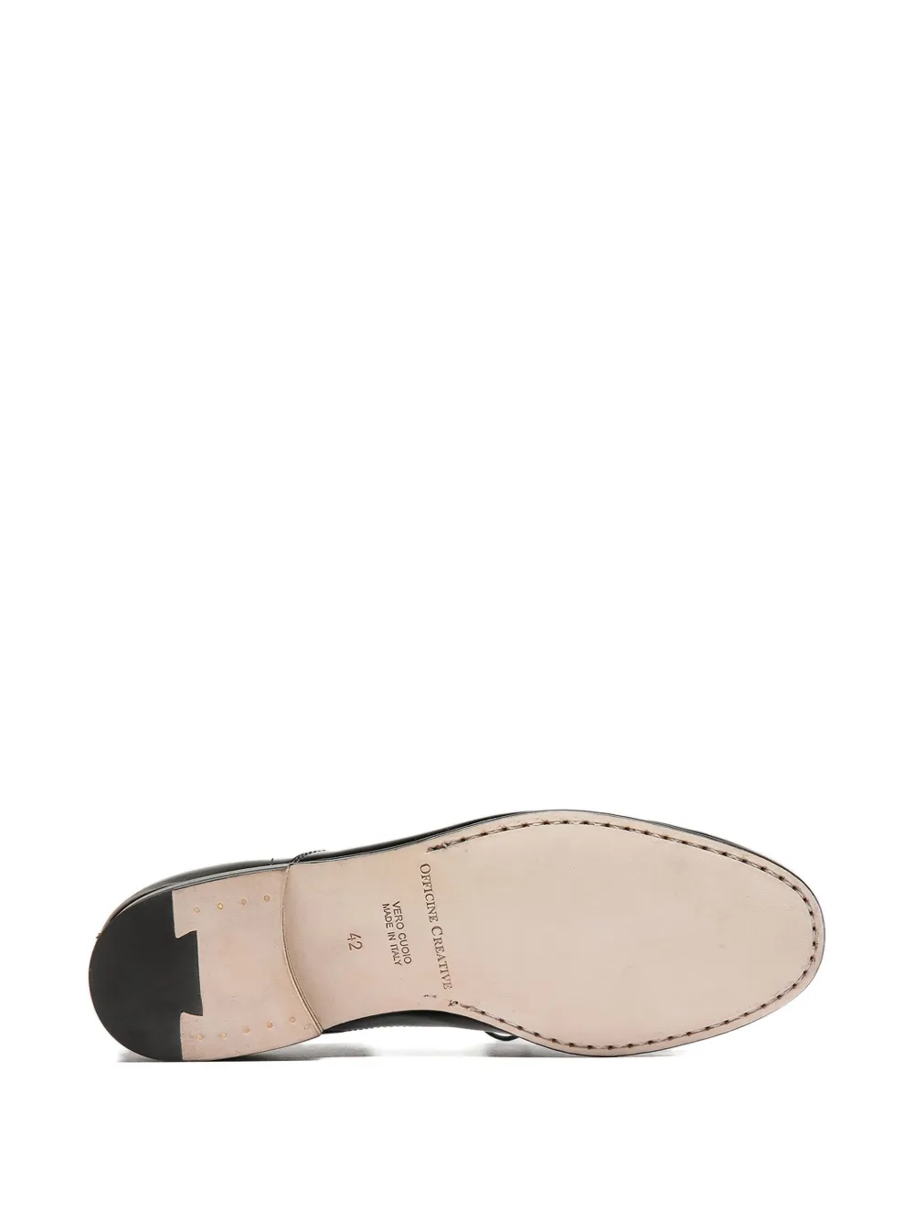 Officine Creative lace-up leather oxford shoes Zwart
