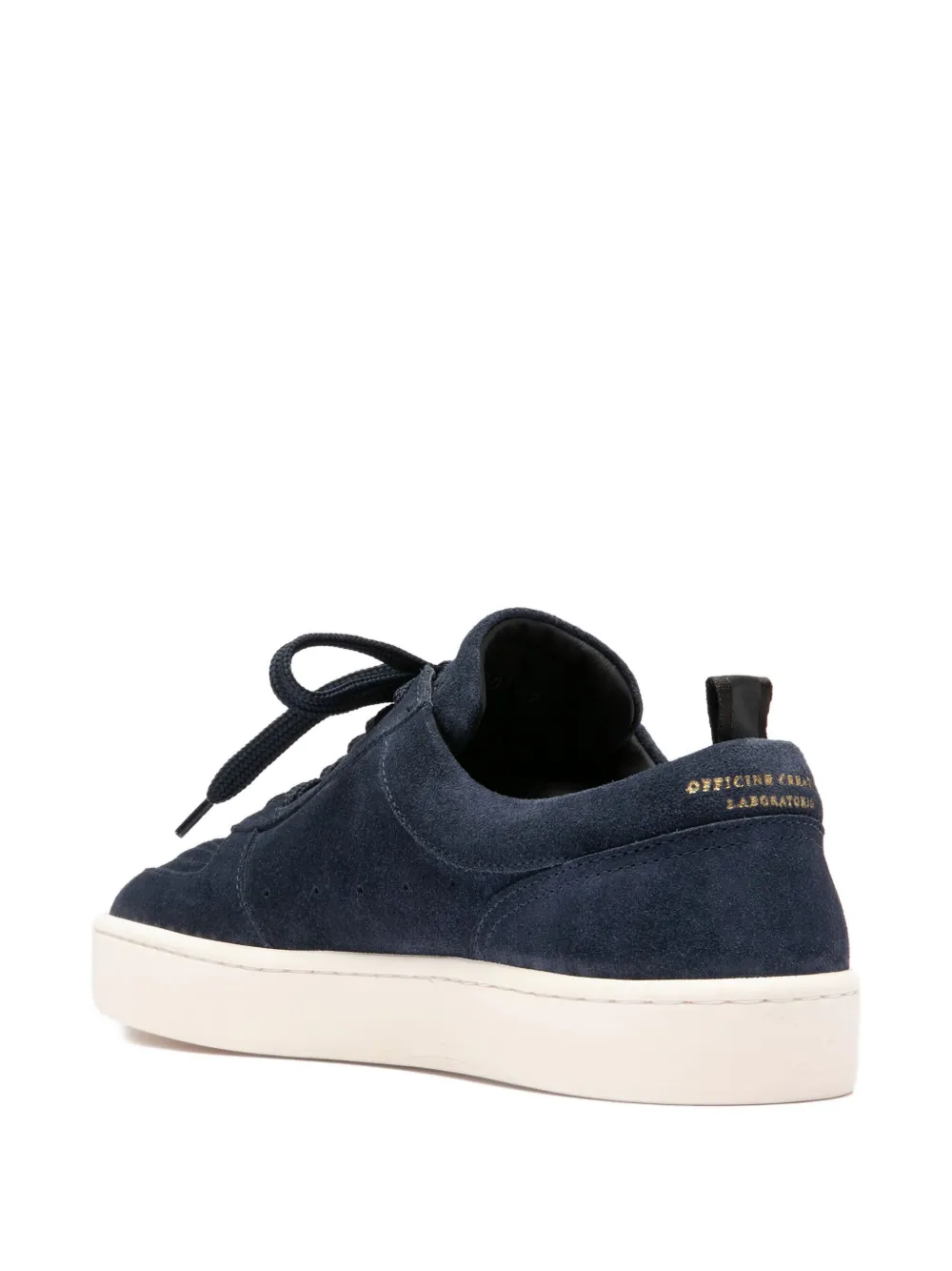 Officine Creative Krab suède leren sneakers Blauw