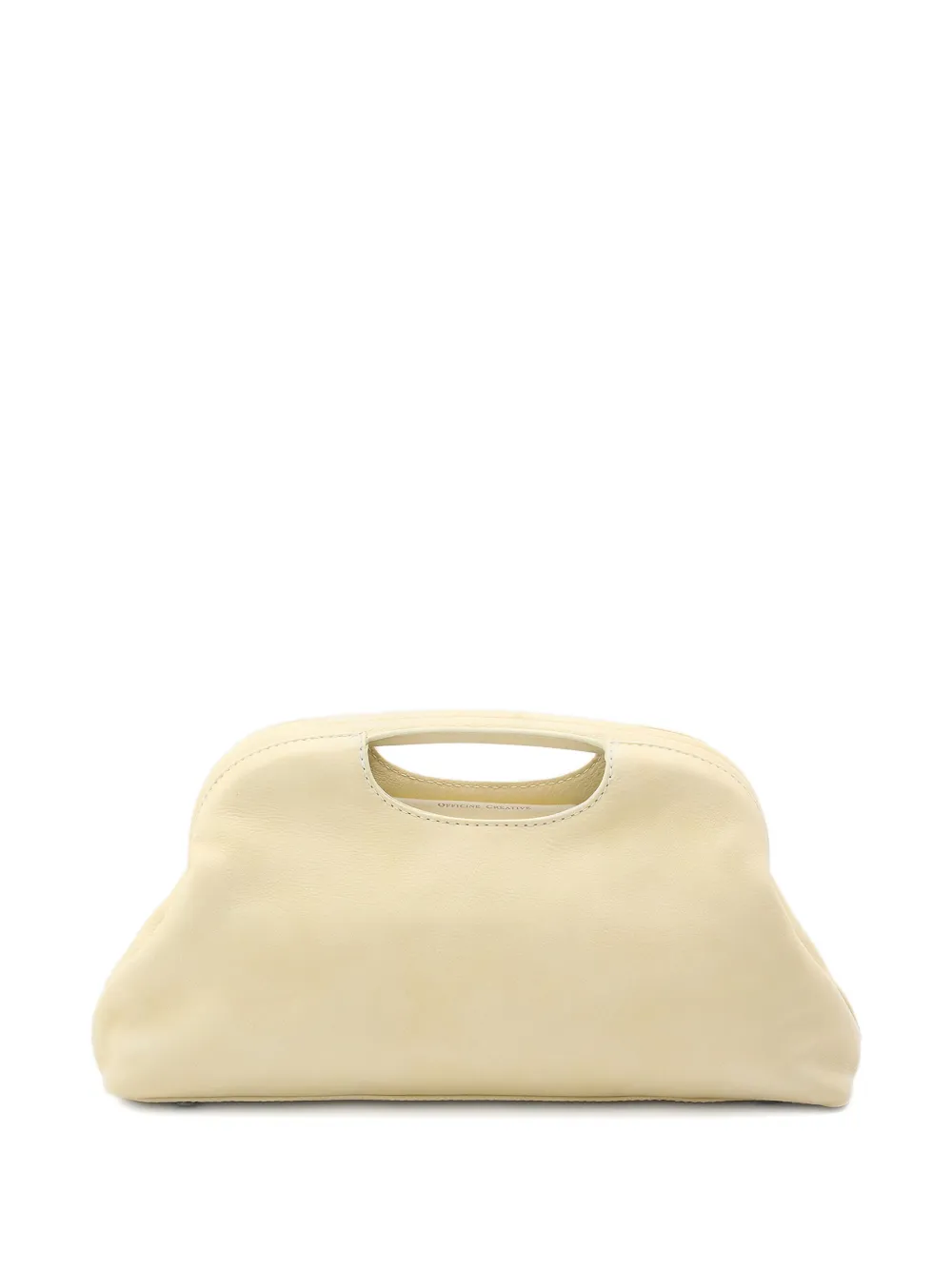 Officine Creative Leren clutch - Geel