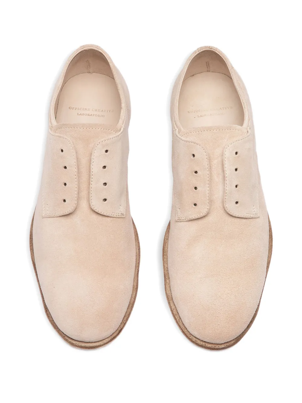 Officine Creative Suède loafers Beige