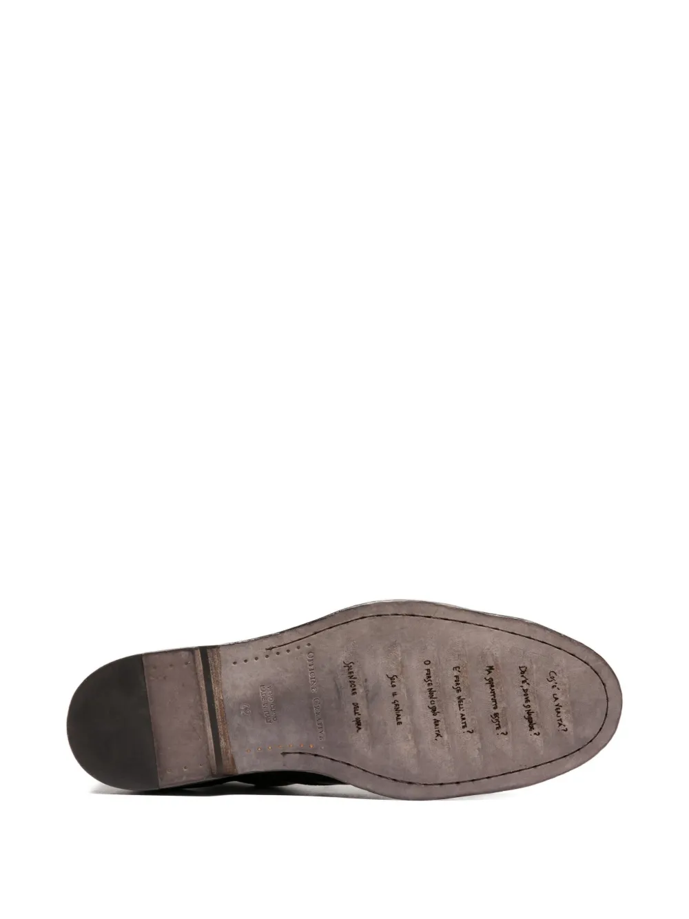 Officine Creative Sound lace-up leather boots Bruin