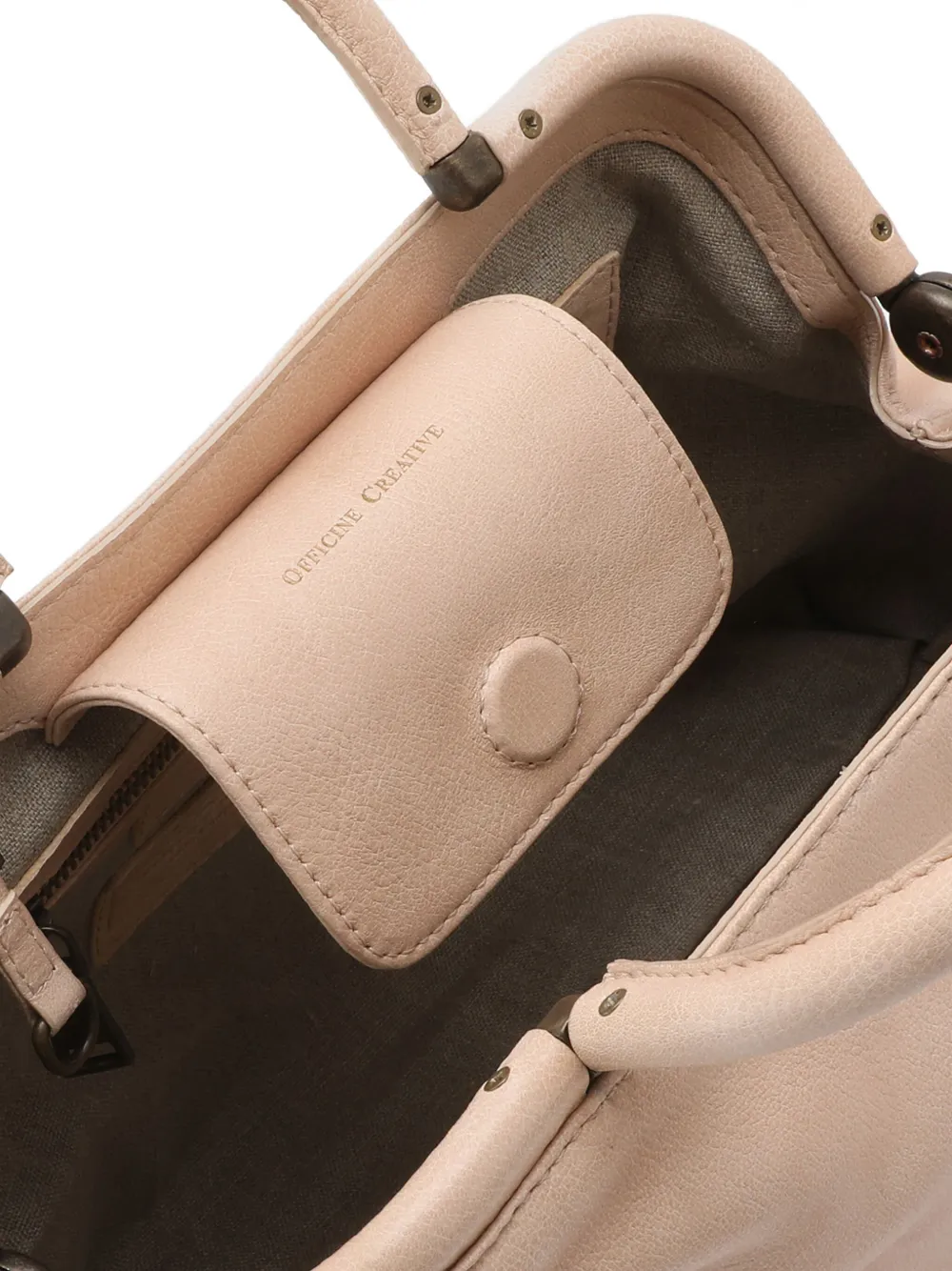 Officine Creative Helen Tote Bag In Neutral