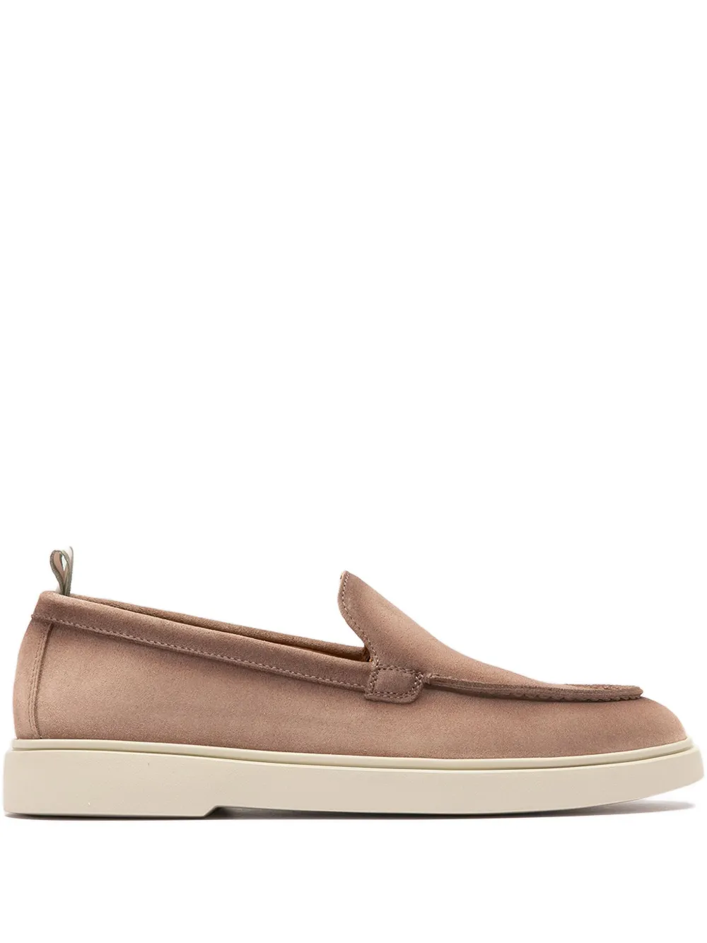 Officine Creative Bones 101 suède loafers Bruin