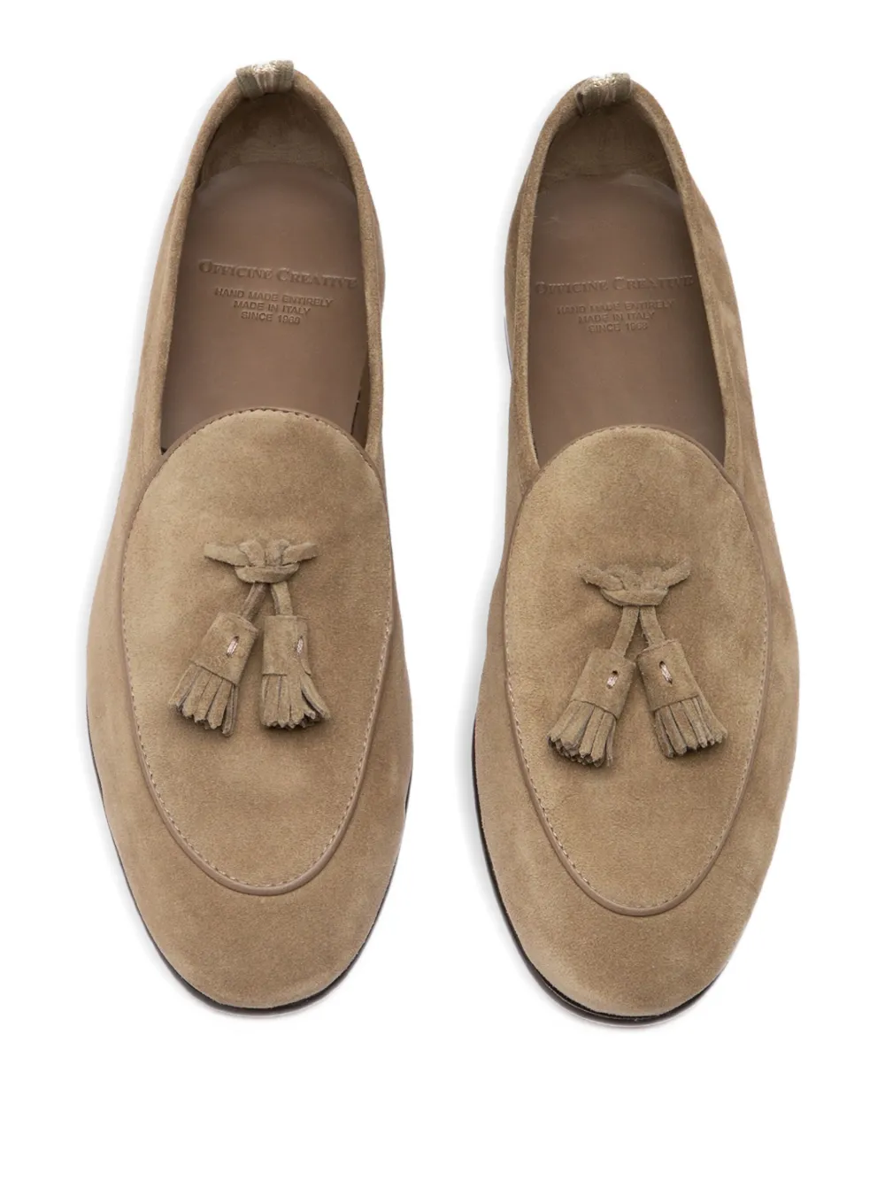 Officine Creative suede loafers Bruin
