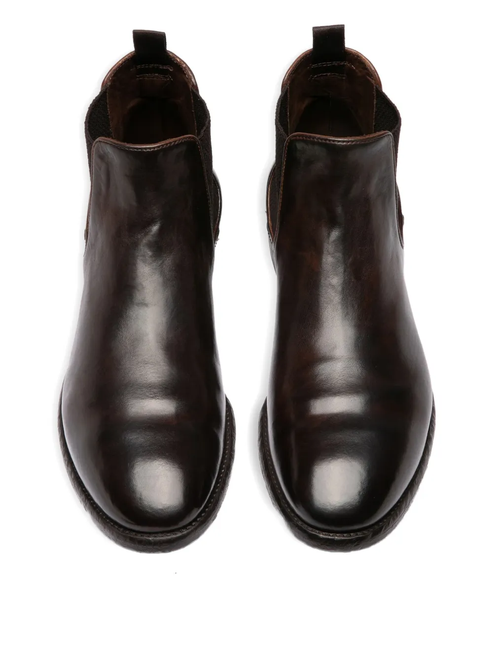 Officine Creative Prince leather Chelsea boots Bruin