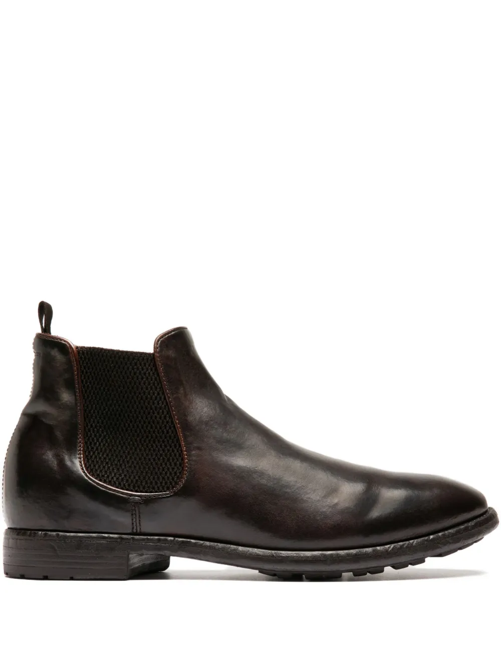 Officine Creative Prince leather Chelsea boots Bruin