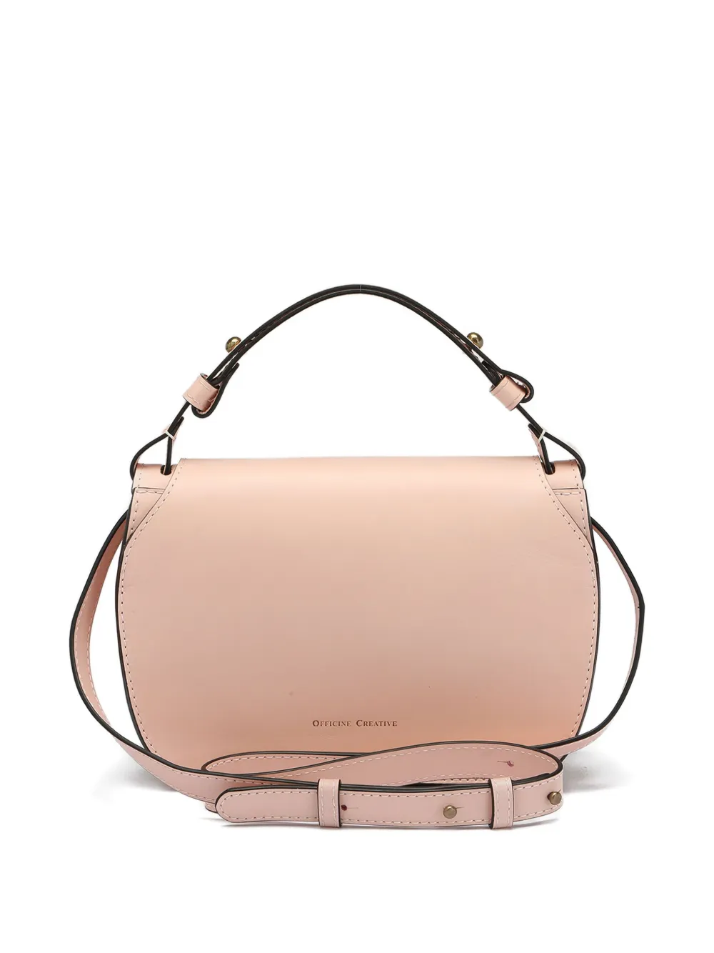 Officine Creative Saddle schoudertas met omslag - Roze