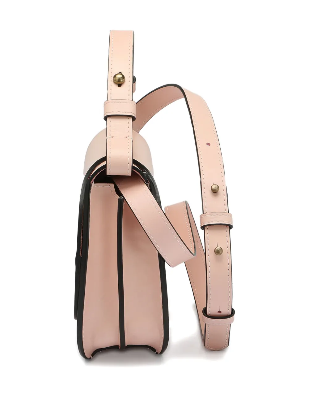 Officine Creative Saddle Flap Shoulder Bag In Pink