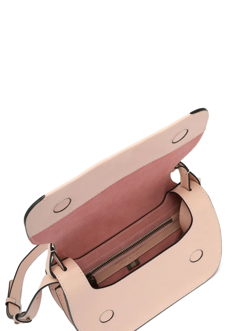 Officine Creative Saddle Flap Shoulder Bag In Pink