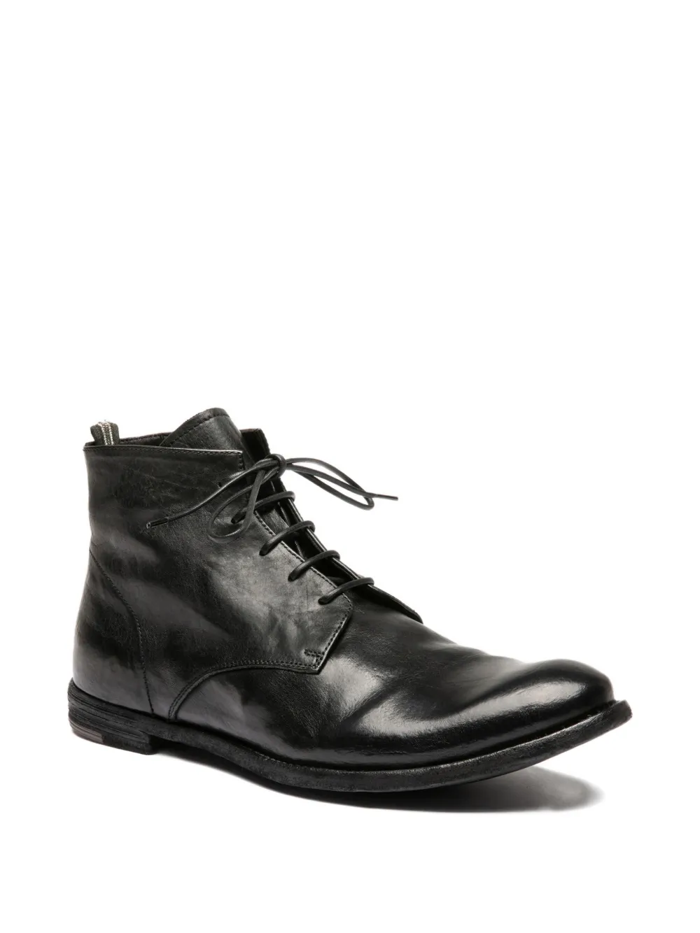 Officine Creative Archive lace-up leather boots Zwart