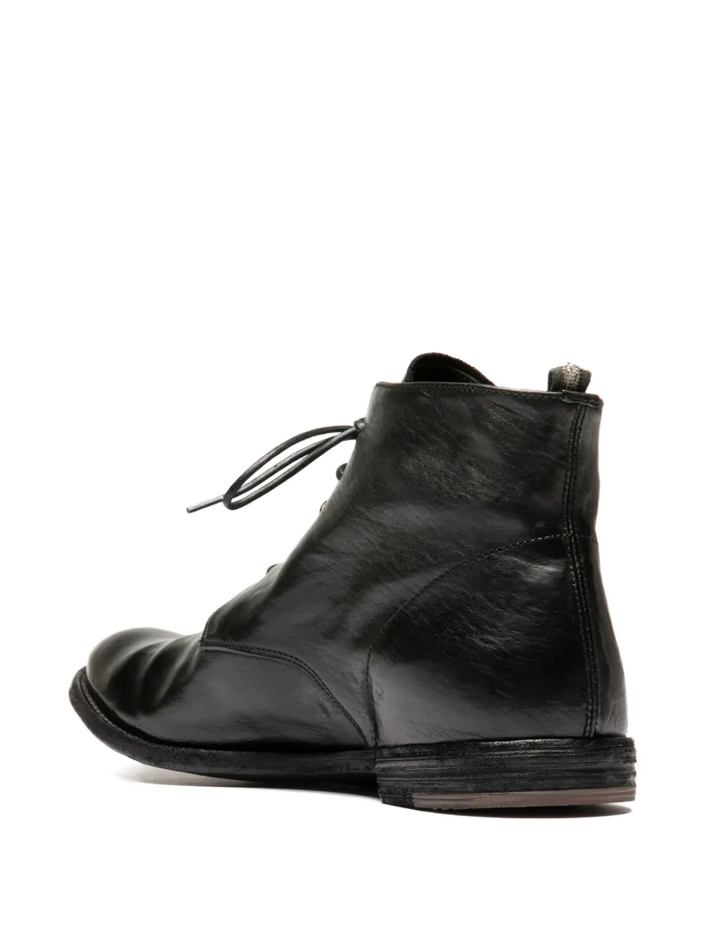 Officine Creative Archive lace-up leather boots Zwart