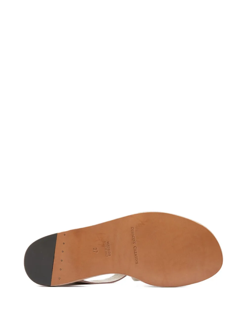 Officine Creative Sandalen met metallic-effect Zilver