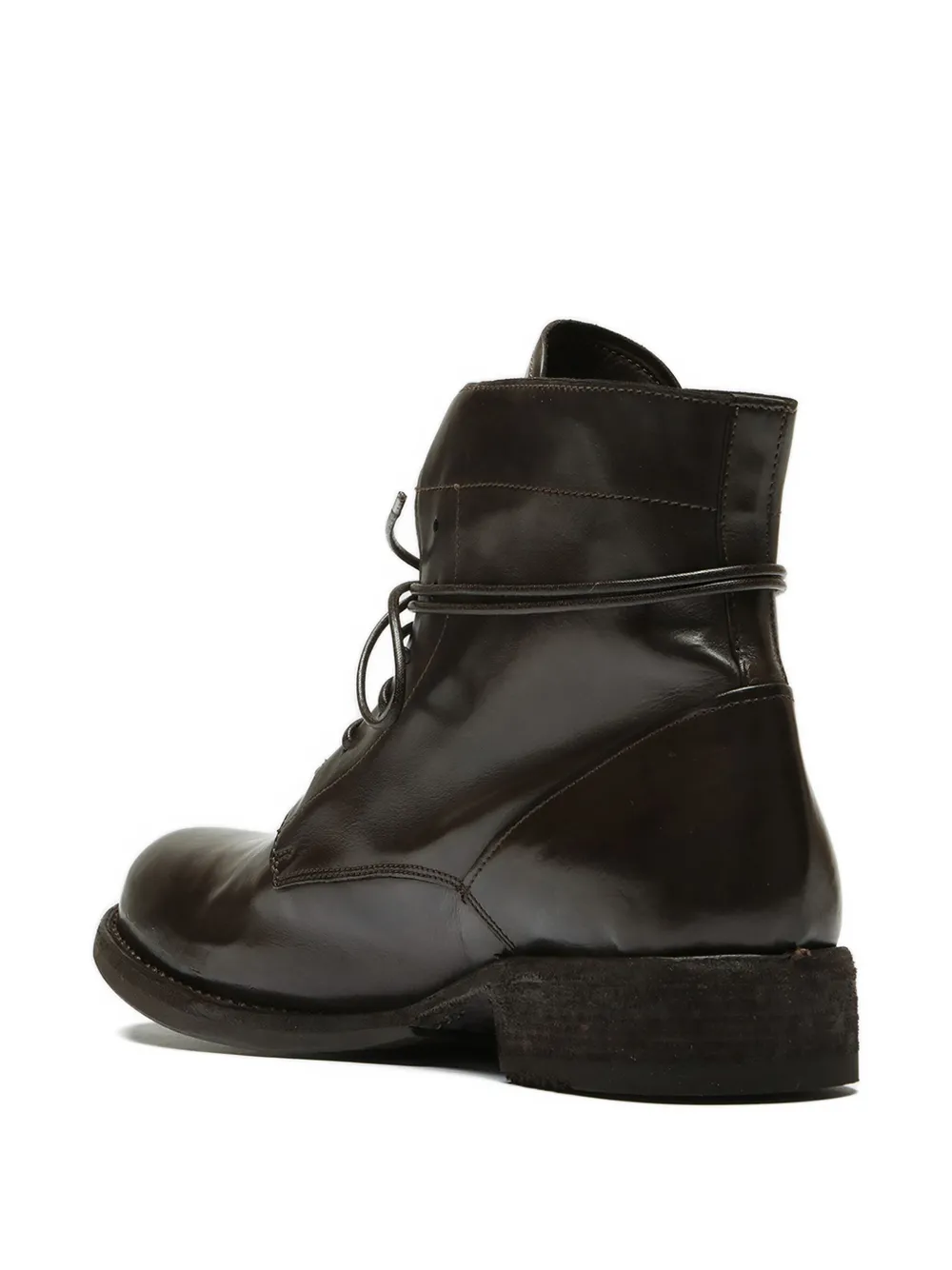 Officine Creative Ikon lace-up leather boots Zwart