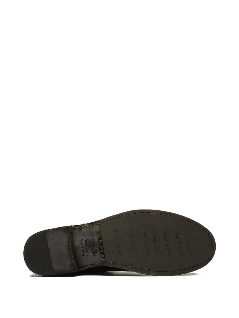 Officine Creative Ikon lace-up leather boots Zwart