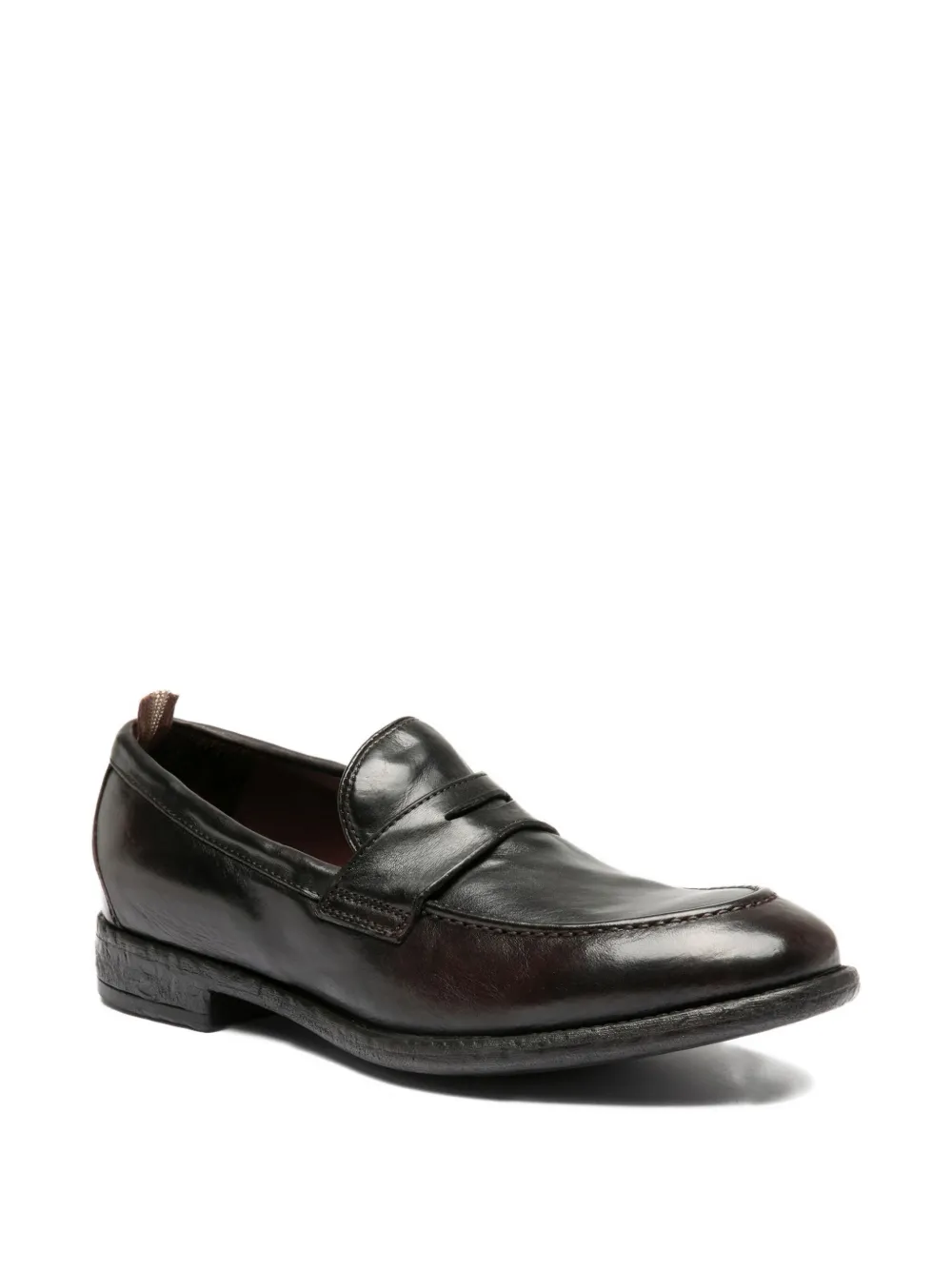 Officine Creative leather loafers Zwart