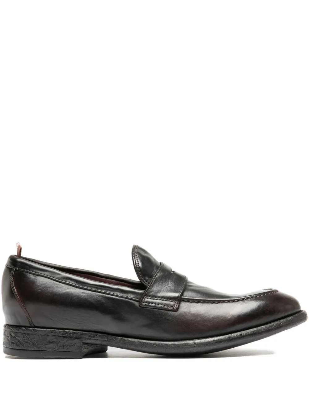 Officine Creative leather loafers Zwart