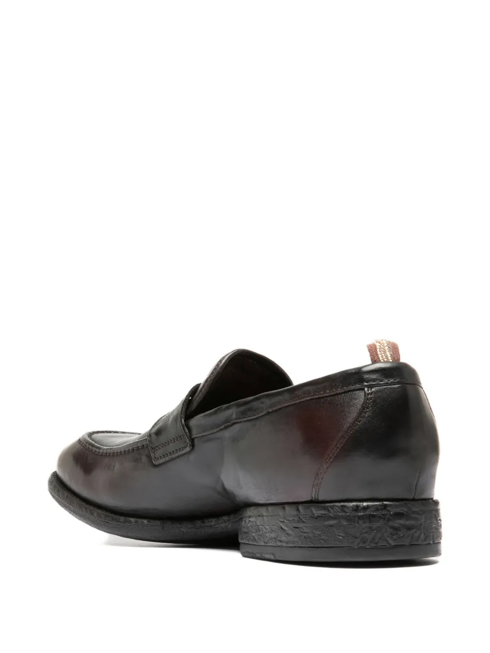 Officine Creative leather loafers Zwart