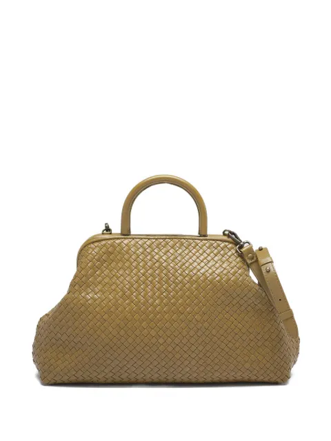 Officine Creative Helen woven top-handle shoulder bag