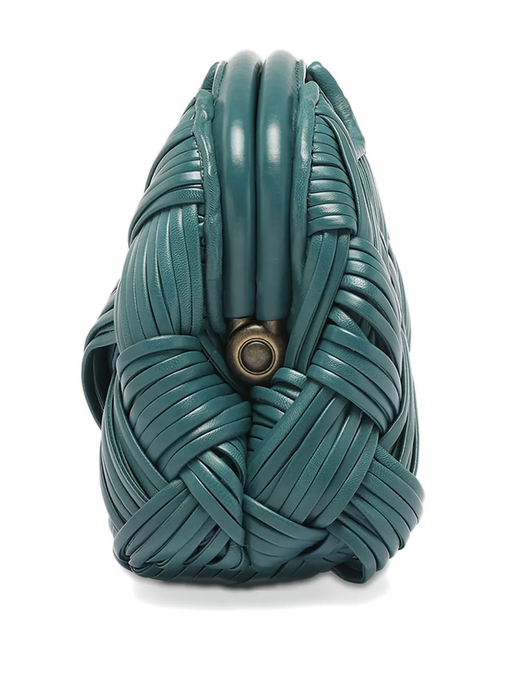 Officine Creative Helen/12 woven leather tote bag - Groen