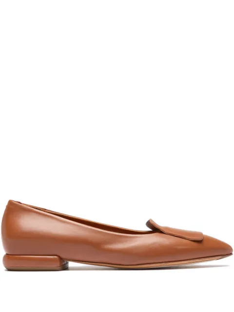 Officine Creative leather flat pumps