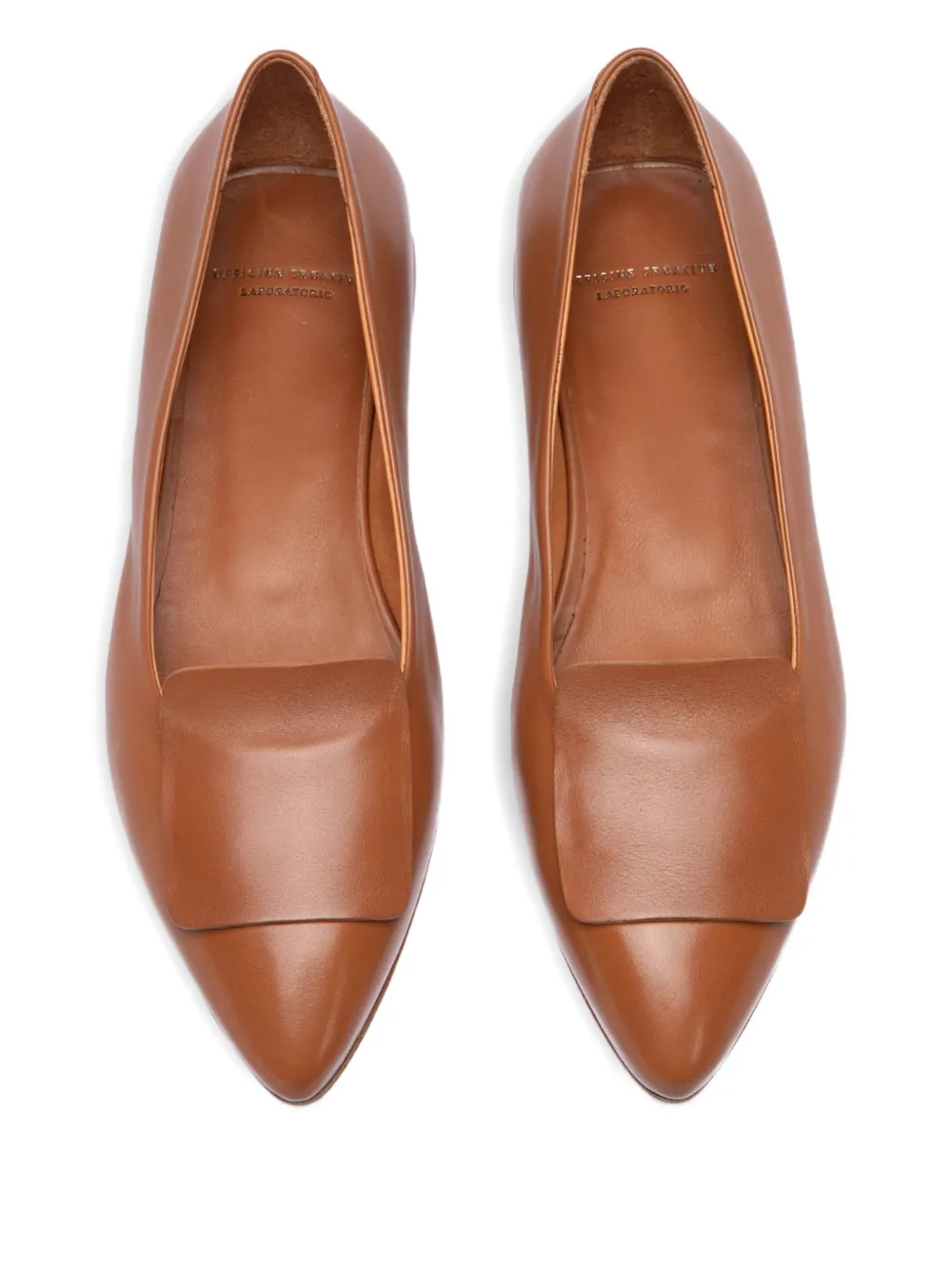 Officine Creative Leren pumps Bruin