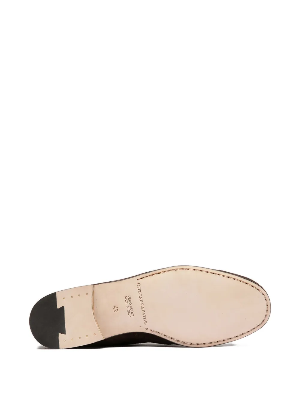 Officine Creative Suède loafers Bruin