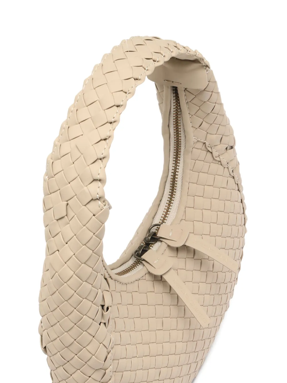 Officine Creative Class Woven Leather Shoulder Bag In Neutral